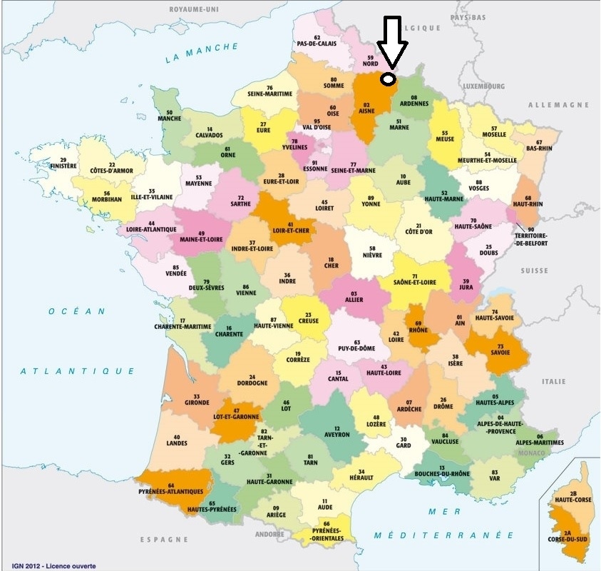 carte France