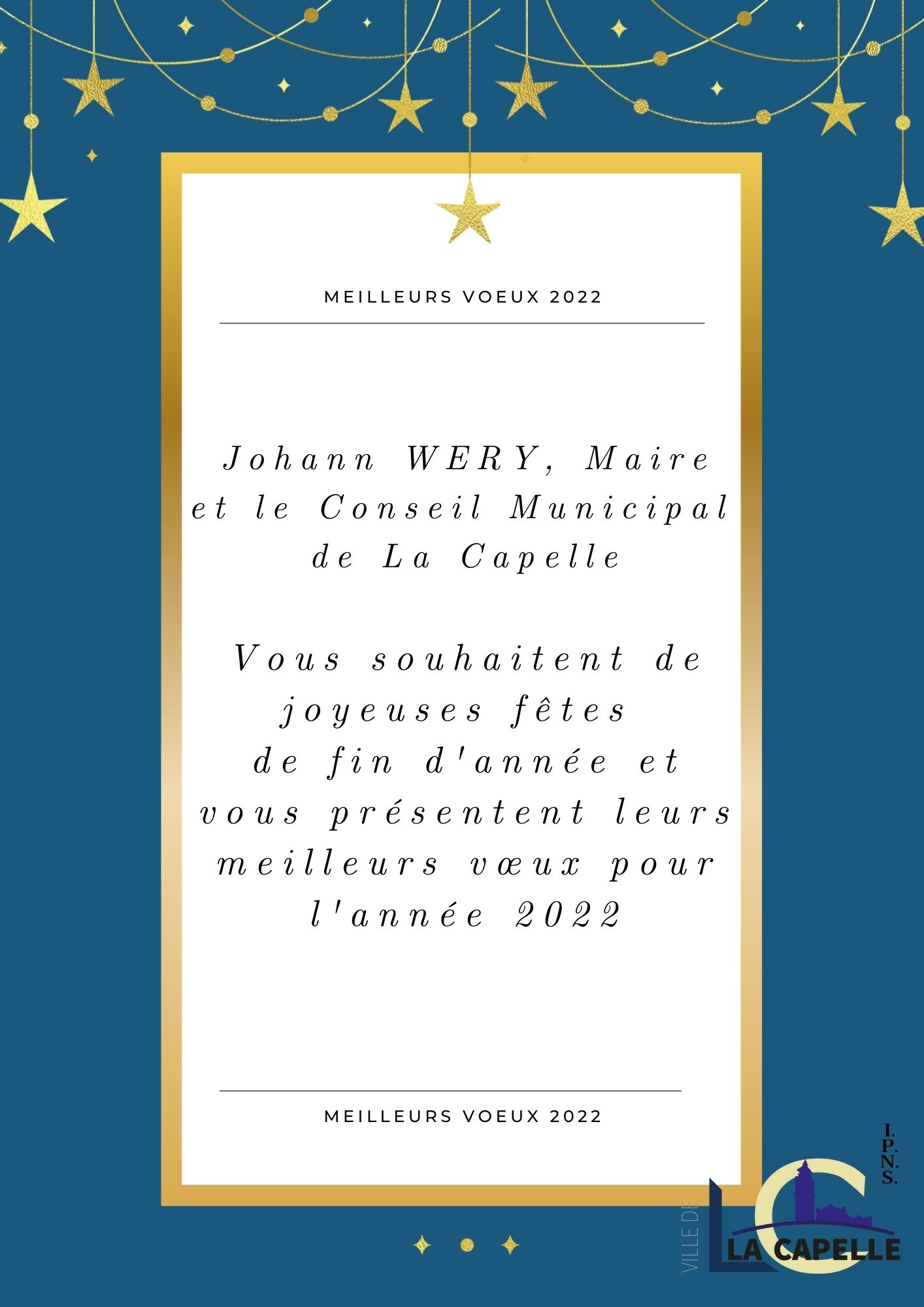 MEILLEURS VOEUX 2022