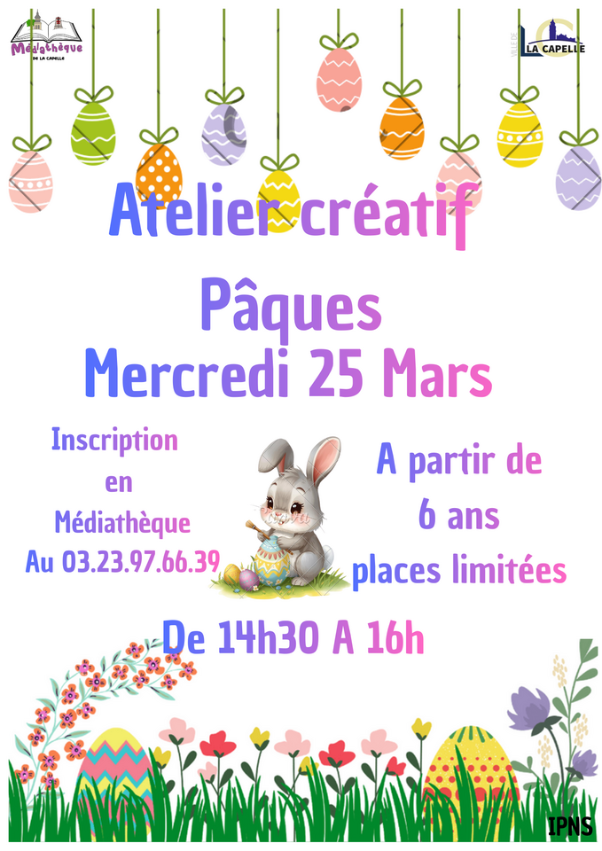 atelier Pâques 2026