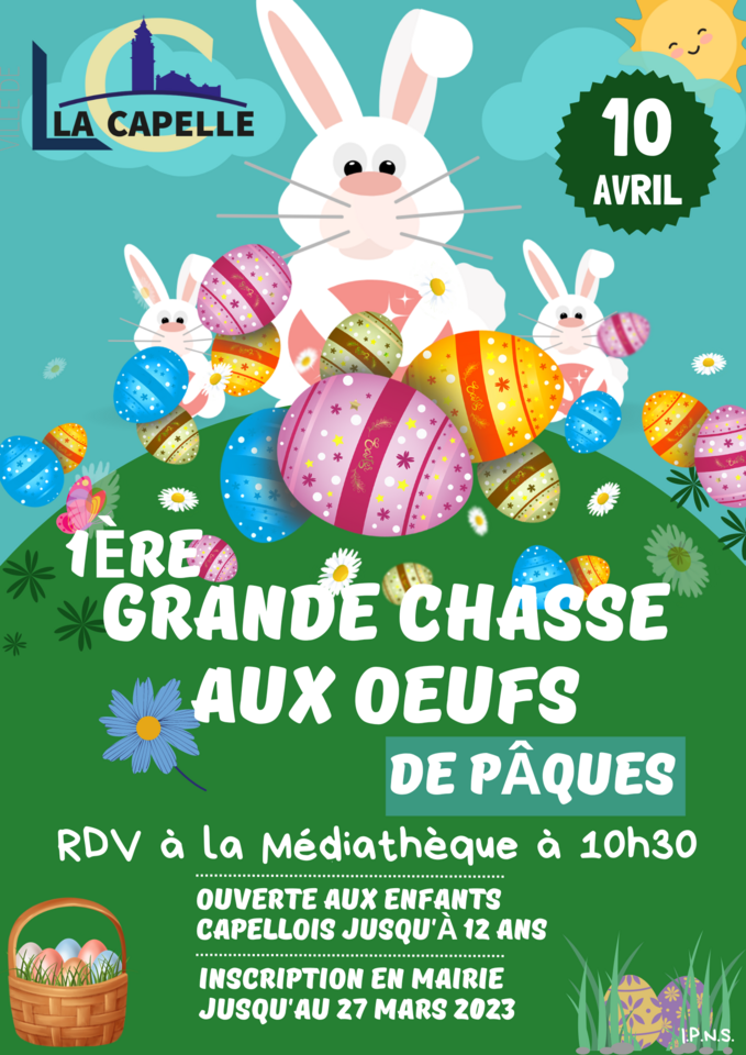 chasse aux oeufs 2023
