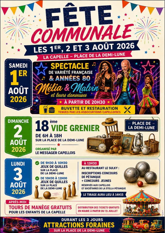 fête communale 2026